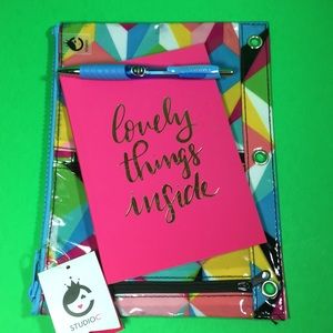 ✳️ $9, 2/$16, 3/$21 Studio C Binder Pouch